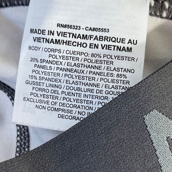 Nike Grey Patterned Print Breathable Leggings Sz S - Picture 6 of 8